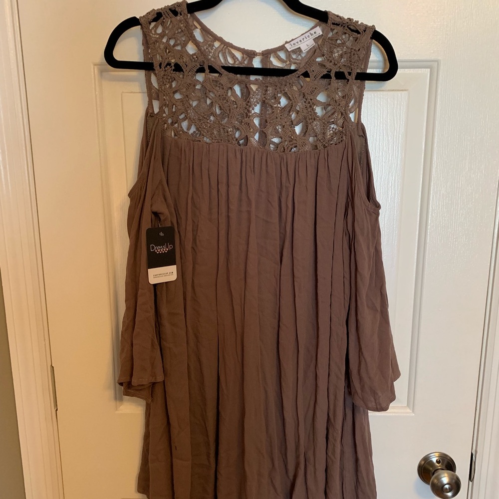 Cold Shoulder Lace Dress/Tunic